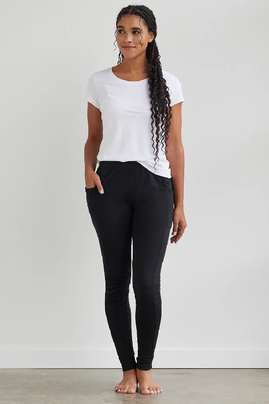 Women's Organic 100% Cotton Leggings with Pockets