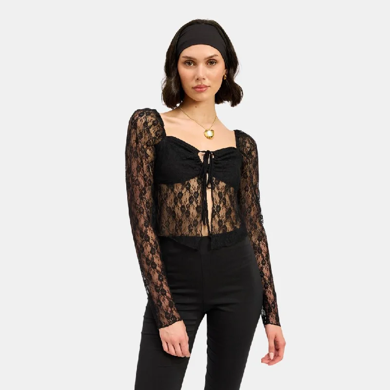 Flyway Long Sleeve Lace Top