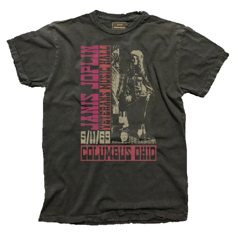 Janis Joplin Tee (Vintage Black)