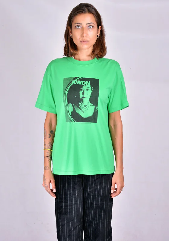 KWAIDAN EDITIONS AW20WT069W-CJM PRINT T-SHIRT GREEN