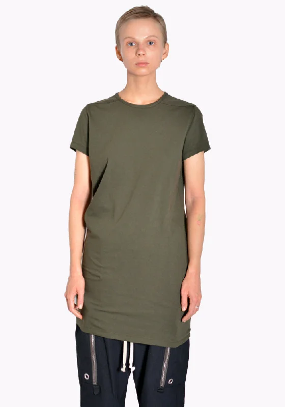 RICK OWENS RP02B6203 JA LEVEL T-SHIRT GREEN