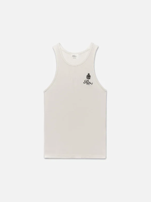 Ritz Women's Rib Tank -- White