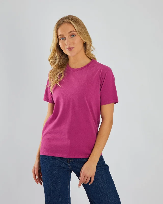 Jada Basic O Neck Raspberry