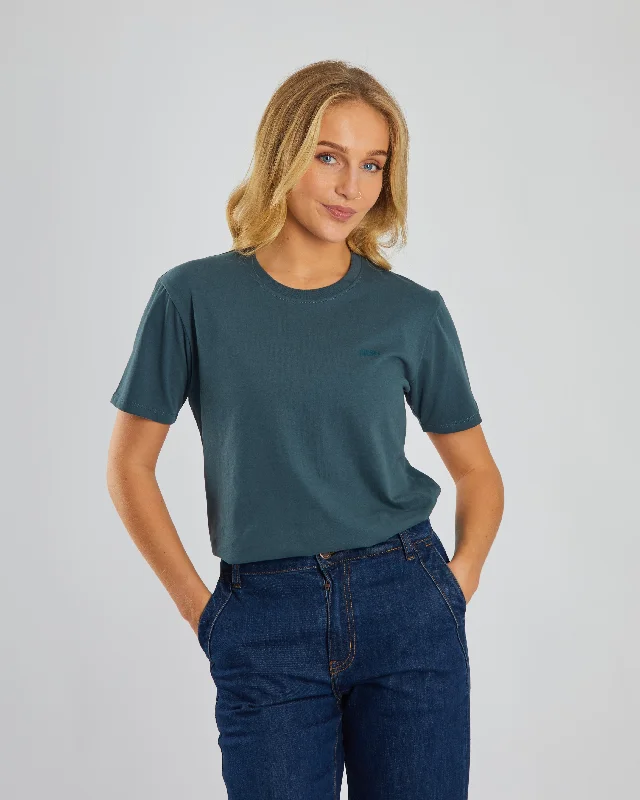 Jada Basic O Neck Alpine Green