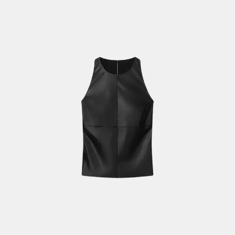 Teza Sleeveless Top (Black)