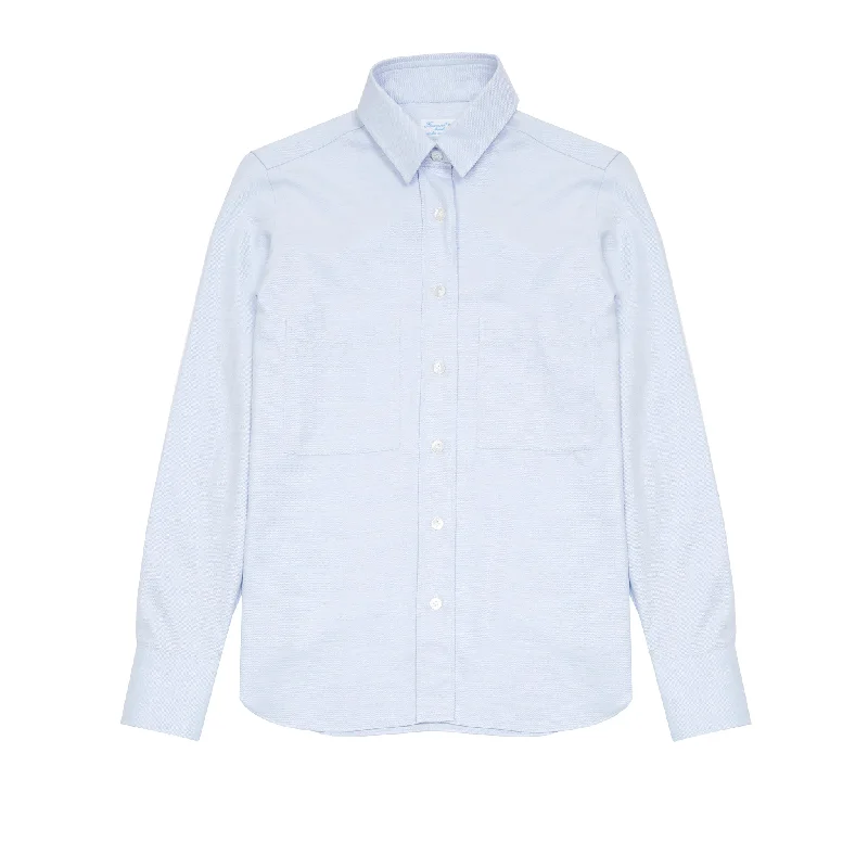 Finamore Women's Valeria Celia Shirt in Light Blue