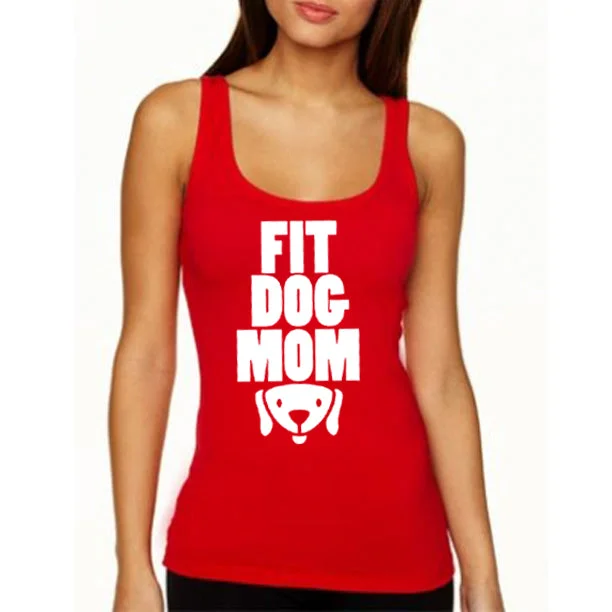 FIT DOG MOM Women's Tank Top sage tank top