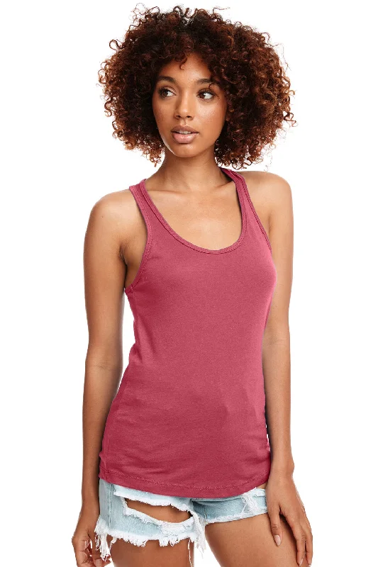 Next Level Womens Ideal Jersey Tank Top - Hot Pink cozy tank top