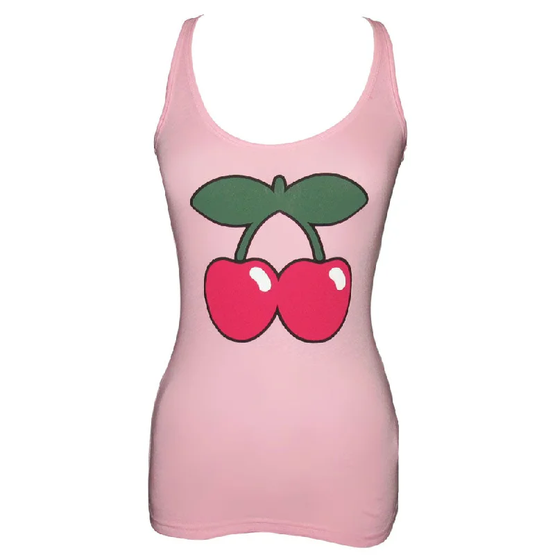 Pacha Basic Cherry Logo Pink Women's Vest strapless tank top