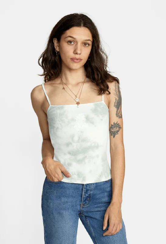 RVCA Peace Tank Women's Sea Bleach graphic tank top