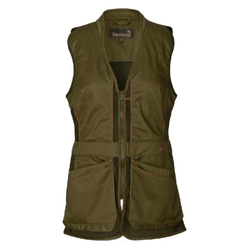 Skeet II Lady Waistcoat Duffel Green by Seeland rhinestone tank top