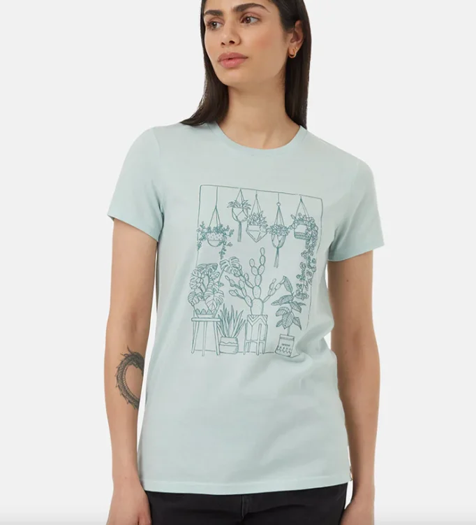 Women's Plant Club T-Shirt - Surf Spray Heather/Mountain Mist