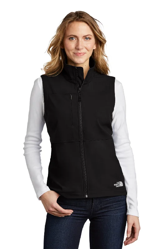 The North Face Womens Castle Rock Wind & Water Resistant Full Zip Vest - Black - Closeout stylish tank top