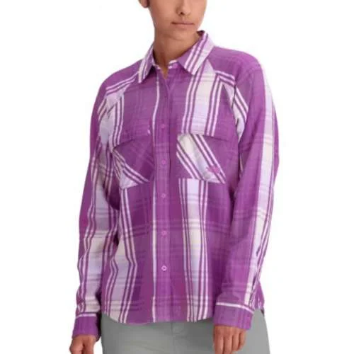 Women's Set Up Camp Flannel - Violet Crocus Tessellation Medium Plaid