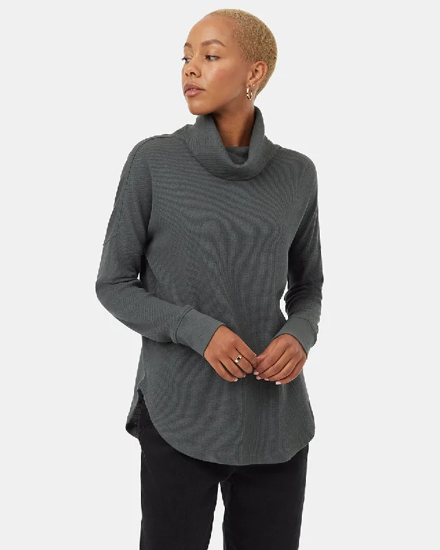 TreeWaffle Turtleneck Longsleeve seamless tank top