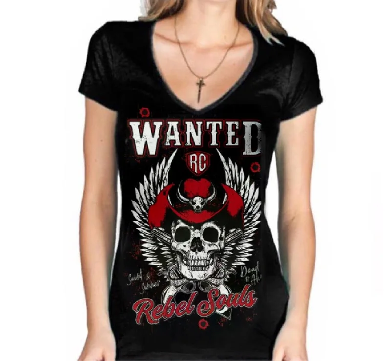 WANTED REBELS crossback tank top