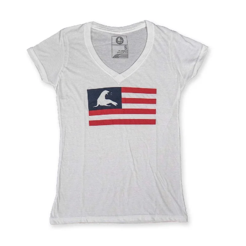 Women's URT Flag V-Neck