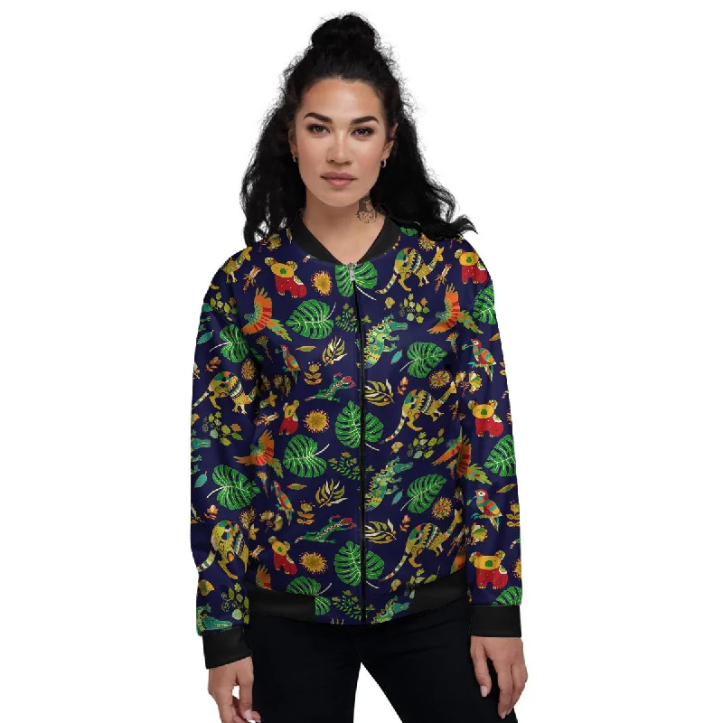 Art Australian Aboriginal Print Women's Bomber Jacket