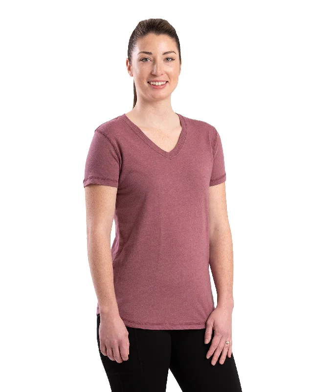 Berne Performance V-Neck Short Sleeve Tee - Womens