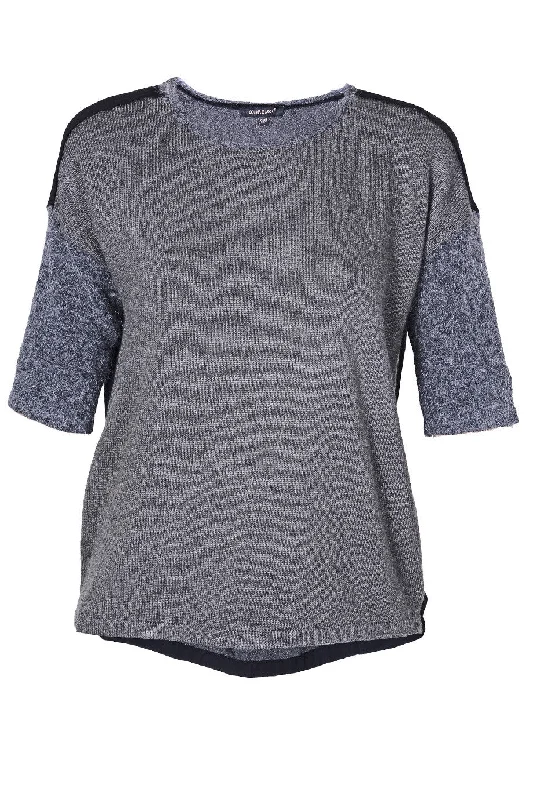 C BLOCK SONNIE Grey Wool Tee