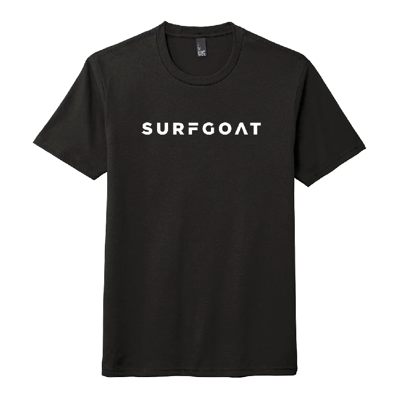 SURFGOAT "Billy" Short-Sleeved Tee (Black / White)