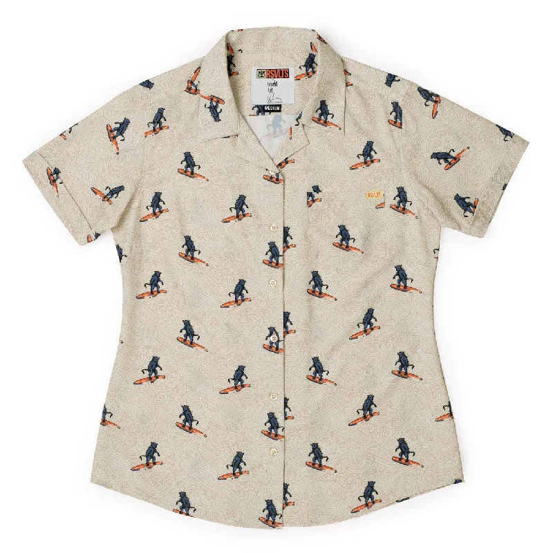 Justin Warner "Surf ‘n’ Turf" – Women's KUNUFLEX Short Sleeve Shirt