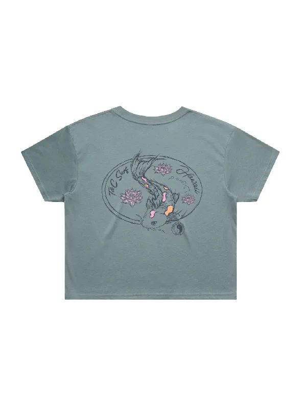 T&C Surf Sketch Koi Crop Tee