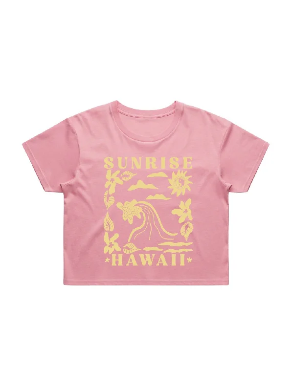 T&C Surf Sunrise Crop Tee