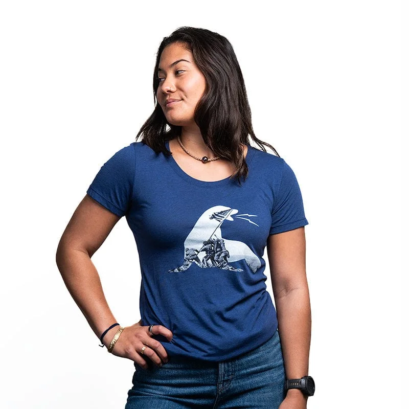 Women's Iwo Jima Triblend Tee