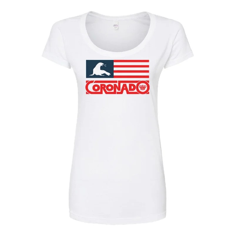 Women's NADO Flag Scoop Neck