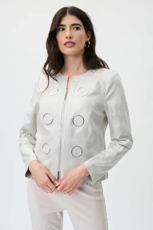 Old School Jacket in Moonstone 231910 by Joseph Ribkoff  - OUTLET SALE