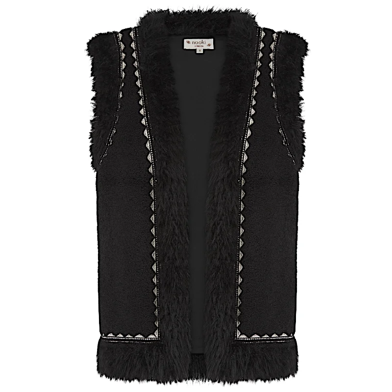 Dannika Black Gilet