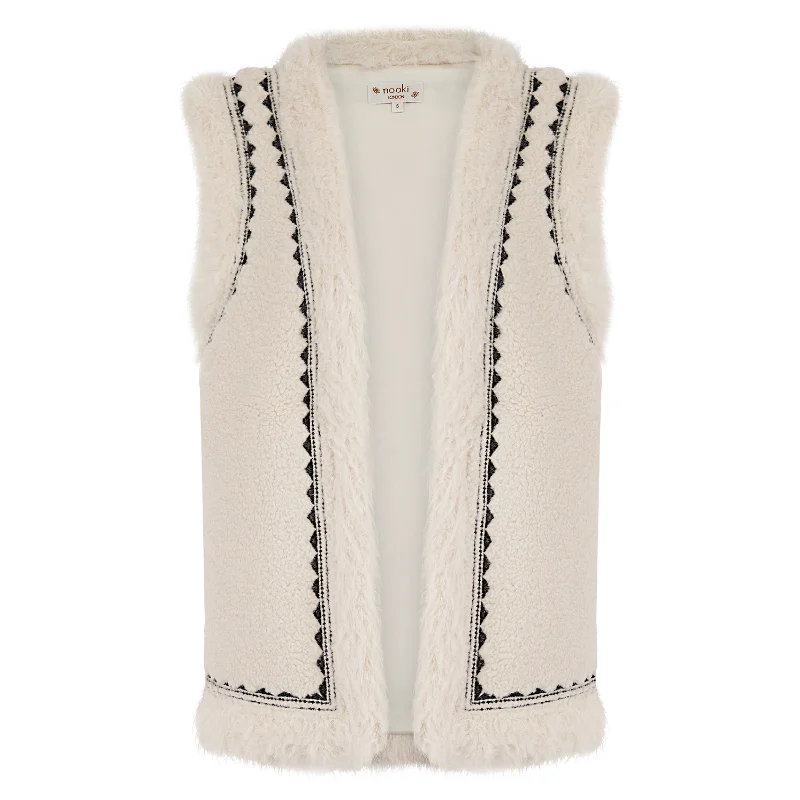 Dannika Cream Gilet