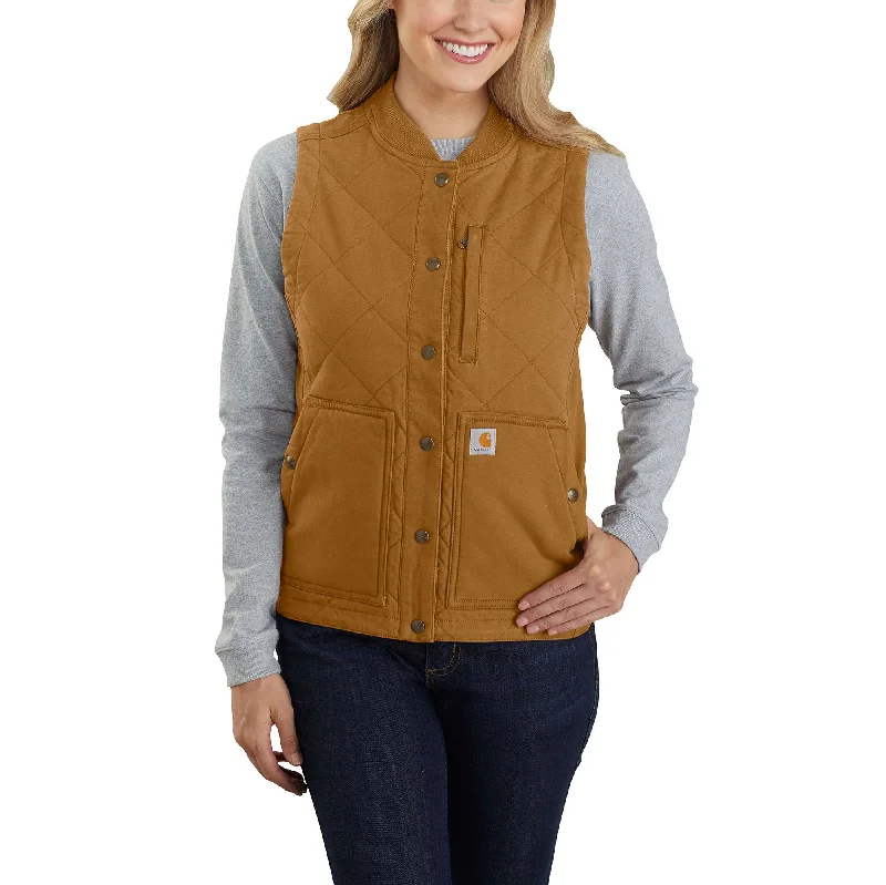 Rugged Flex® Relaxed Fit Canvas Insulated Rib Collar Vest