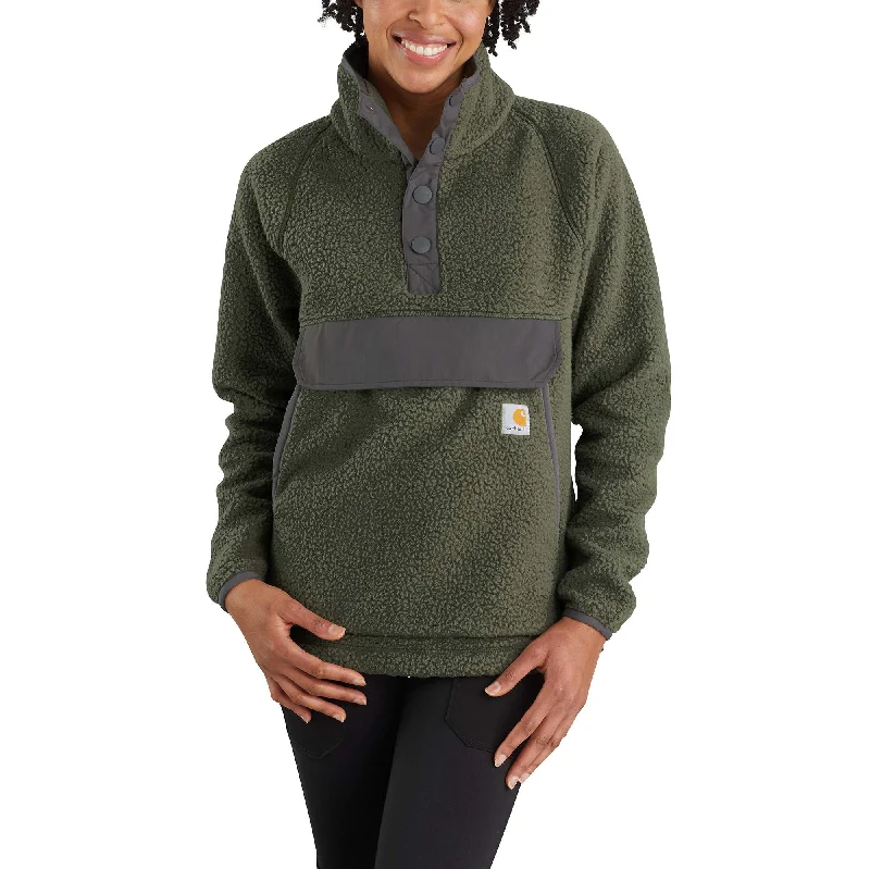 Women's Relaxed Fit Fleece Pullover - 2 Warmer Rating