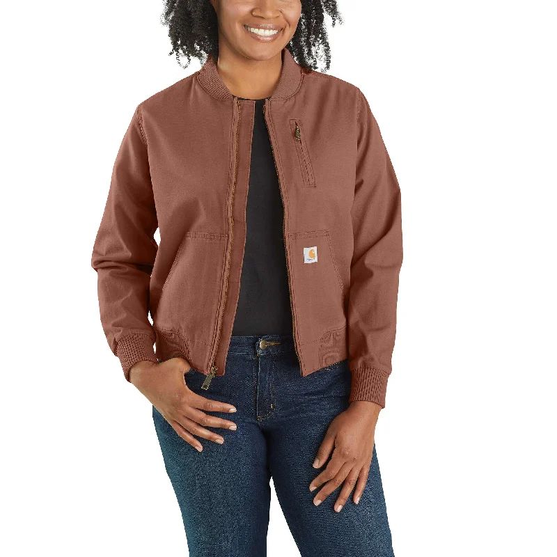 Women's Rugged Flex® Relaxed Fit Canvas Jacket - 1 Warm Rating