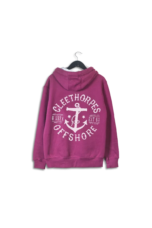 Cleethorpes Offshore Zipped -Berry -